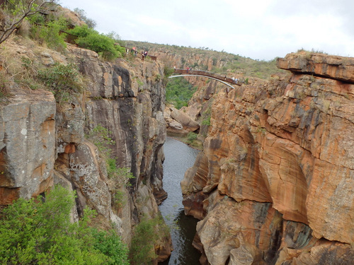 Bridge to Bourke's Luck Potholes.